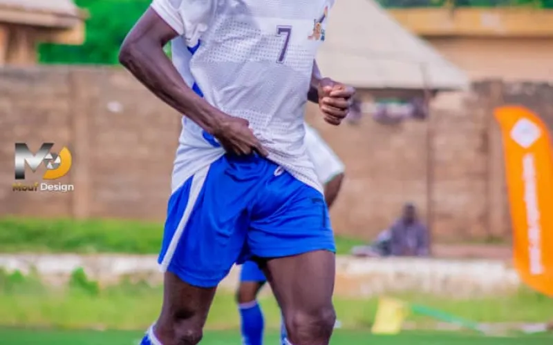 Coupe de l’Indépendance 2025  à Djougou, Adamou Ganiou dit Falcao maintient Partago en vie dans le tournoi.