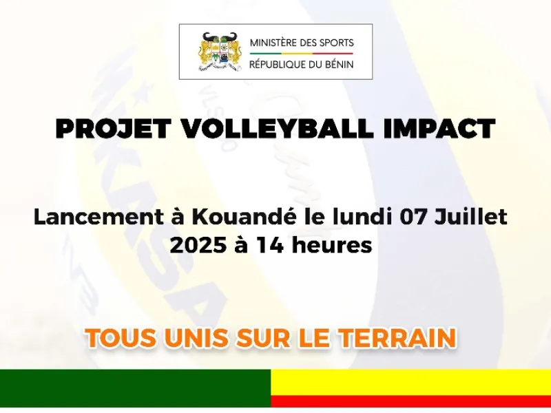 Volleyball Impact : un projet d’envergure pour la jeunesse du Nord-Bénin
