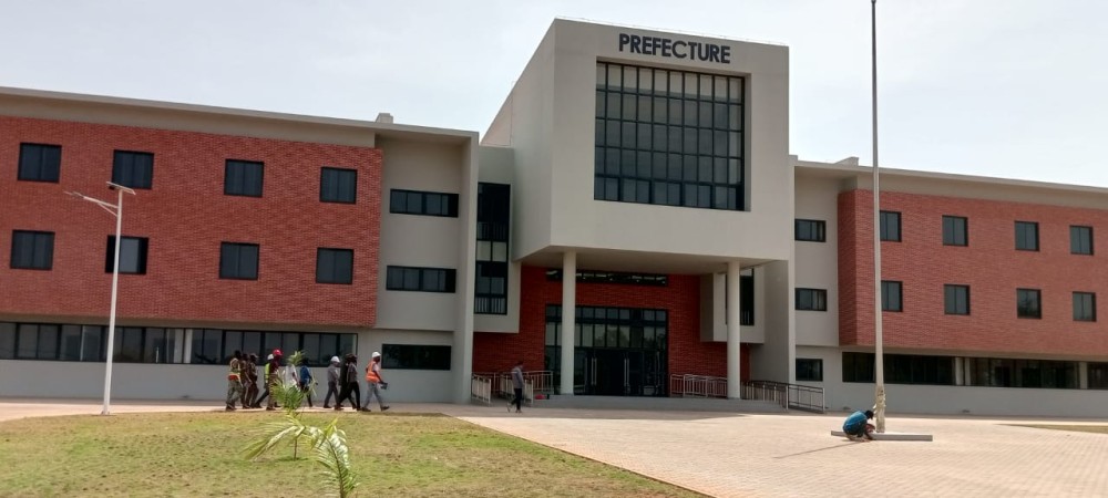 Cité administrative de Djougou : les travaux sont à un taux d’exécution de 100%
